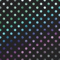 Green Purple Blue Polka Dot Pattern Royalty Free Stock Photo