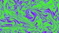 Green and Purple Complementary Swirl Abstract Background. Royalty Free Stock Photo