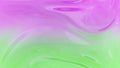 Green-Purple gradient abstract plastic wave background. Shimmering texture 3d render. Crystalline liquid, glossy glass liquid silk Royalty Free Stock Photo