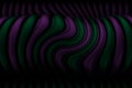 Green and purple melting shapes psychedelic background
