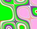 Green purple pink cell shapes, abstract geometries, background