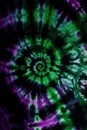 Green Purple Tie Dye Pattern Closeup Frequency Princess Album Cover Electronic Hardcore Music Dimension Portal Young Whorl