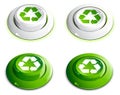 Green push buttons