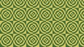 Green Quarter Circles Pattern Design