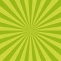 Green radial burst. Vibrant gradient design. Nature dynamic energy. Vector illustration. EPS 10.