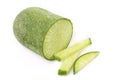 Green radish slices Royalty Free Stock Photo