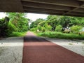 Green Rail Corridor under a bridge