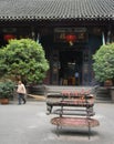 The Green Ram Temple in Chengdu, China Royalty Free Stock Photo