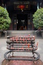 The Green Ram Temple in Chengdu, China Royalty Free Stock Photo