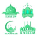 Green Ramadan Bundle Background