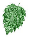 Green Raspberry Leaf Print for Diaries, botanical illustrations,