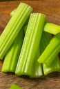 Green Raw Organic Celery Sticks Royalty Free Stock Photo