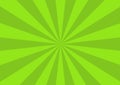 Green ray background. Vector illustration Royalty Free Stock Photo