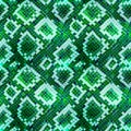 Green realistic snake skin texture, detailed seamless pattern Royalty Free Stock Photo