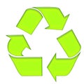 Green recycle Royalty Free Stock Photo