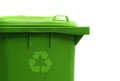 Green recycle container Royalty Free Stock Photo