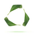 Green Recycle Leaves icons