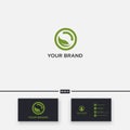 Green recycle logo design element Royalty Free Stock Photo