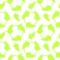 green recycle paper seamless symbol background vector Royalty Free Stock Photo