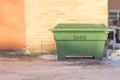 green recycling bin Royalty Free Stock Photo