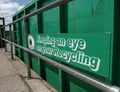 Green Recycling Container