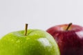 Green and Red Apple Royalty Free Stock Photo