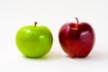 Green & Red Apple Royalty Free Stock Photo