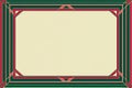 a green and red frame with a border vector Royalty Free Stock Photo
