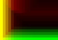 Green red yellow quadratic pattern in color geometric Royalty Free Stock Photo