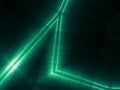 Green reflecting metallic surface. Technological texture and background Royalty Free Stock Photo