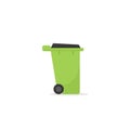 Green refuse bin