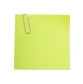 Green reminder note Royalty Free Stock Photo