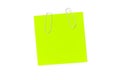 Green reminder note Royalty Free Stock Photo