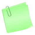 Green reminder notes Royalty Free Stock Photo