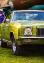 Green retro car Royalty Free Stock Photo