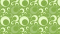 Green Retro Circles Pattern Background Royalty Free Stock Photo