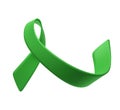 Green ribbon liver cancer awareness symbol medical. Scoliosis awareness day. June 26. Annual health awareness concept
