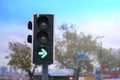 Green Right Arrow Traffic Light