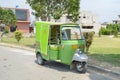 Green Rikshaw in Pakistan