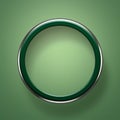 a green ring on a green background