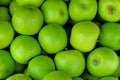 Green ripe apples