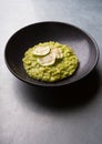 Green risotto with zucchini Royalty Free Stock Photo