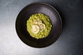 Green risotto with zucchini Royalty Free Stock Photo