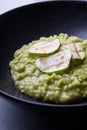 Green risotto with zucchini Royalty Free Stock Photo