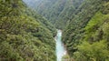 Green river in Iya valley in Japan