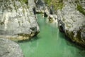 Green River Soca in Slovenia Royalty Free Stock Photo