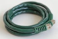 Green rj45 ethernet cable for high speed network connectivity and reliable data transfer solutions Royalty Free Stock Photo