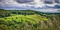 Green rolling meadows in an Australian landscape