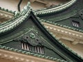 Green roofs of Nagoya Castle, Japan Royalty Free Stock Photo