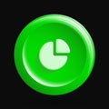 Green Round Graph Icon